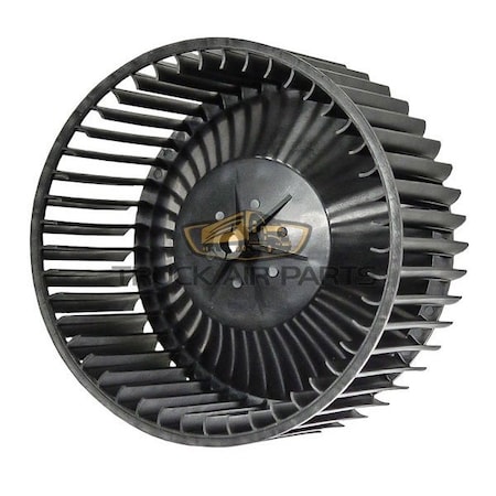 Truckair Blower Wheel, Category: Blower Wheel, Material: Plastic, Inlet: Single, Diameter: 6 In., Width: 3 In. 18-0805